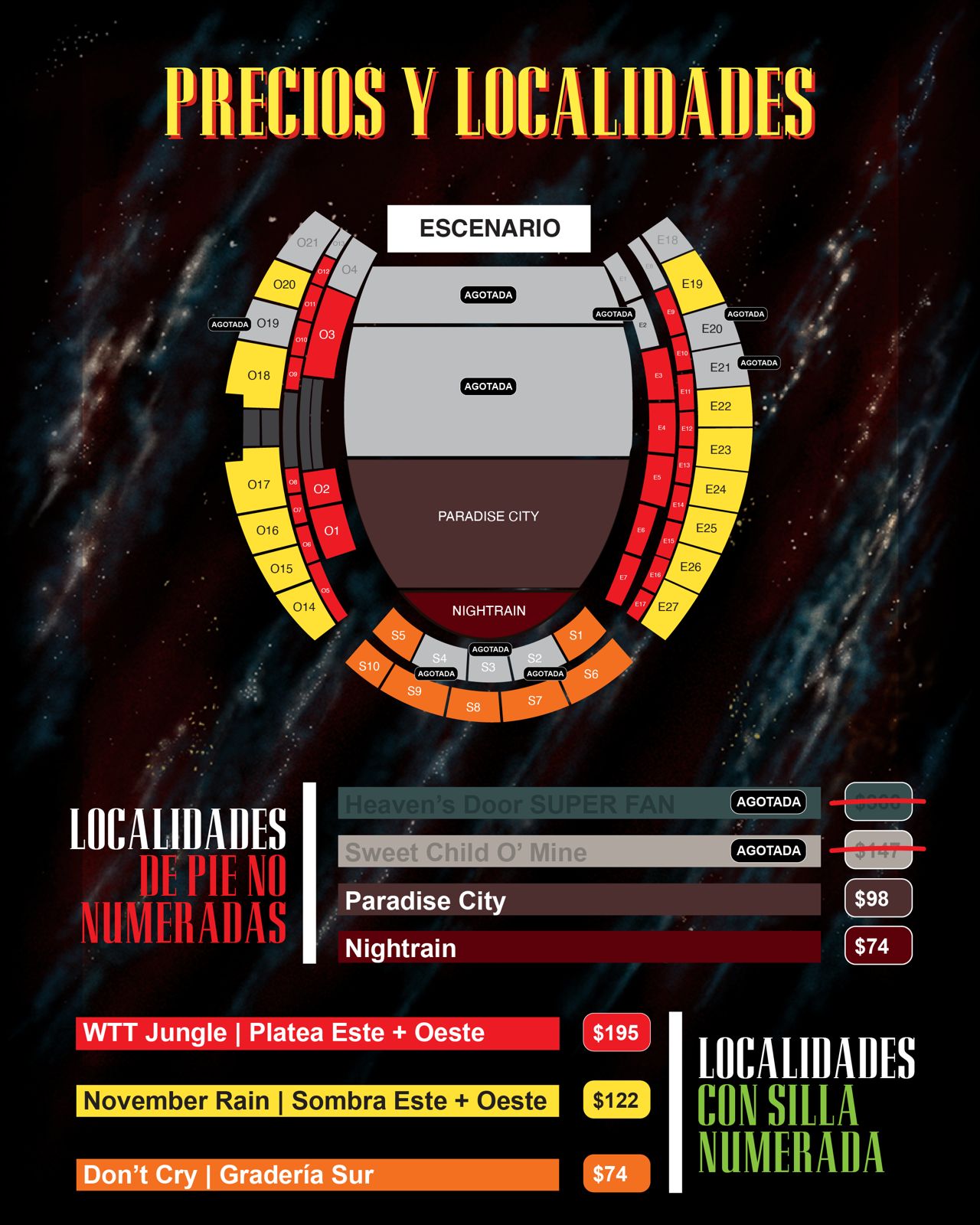 ¡Vos merecés vivirlo en vivo! Corre por tu entrada para ver a Guns N’ Roses en Costa Rica